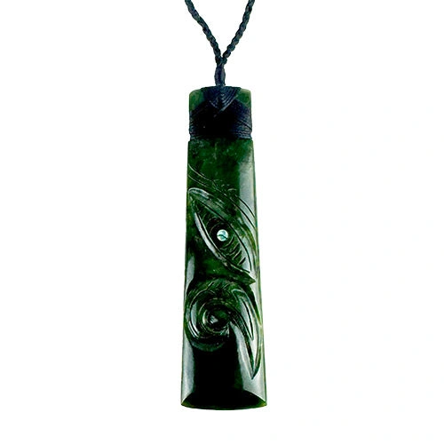 Handcrafted Pounamu Greenstone Manaia Necklace – Ancient Power, Modern Beauty.